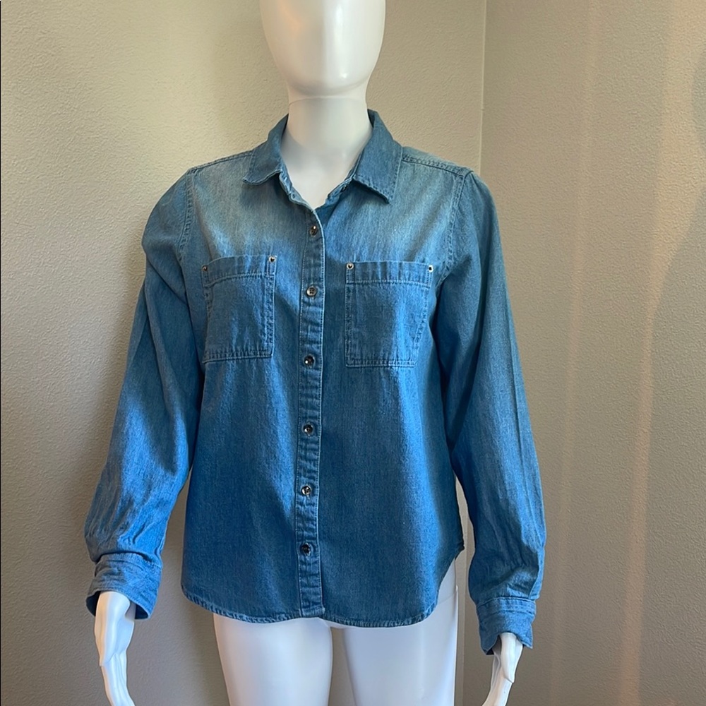 Thread & Supply Blue Button Down Shirt